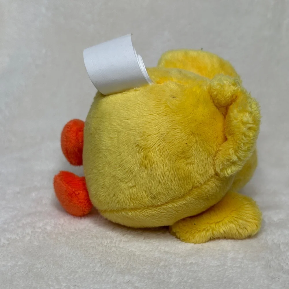 Cheerful Baby Chick Dog Toy Yellow and Orange Like New Easter Gift